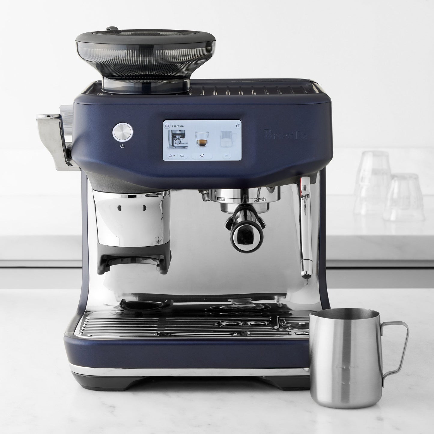 Breville Barista Touch Impress Espresso Machine with Grinder, BES881BSS