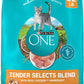 Purina ONE Natural Dry Cat Food, Tender Selects Blend With Real Chicken -  Dry Cat Food Purina ONE