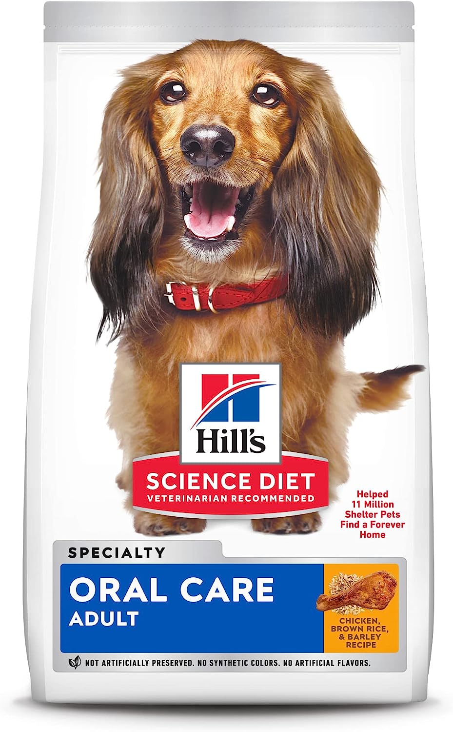 Hill's Science Diet Adult Oral Care Chicken, Rice & Barley Recipe Dry Dog Food -  Dry Dog Food Hill's Science