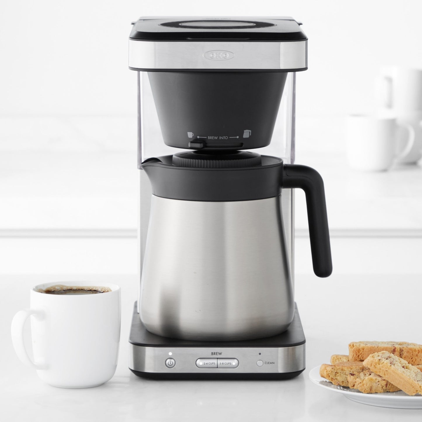 OXO Brew 8 Cup Coffee Maker, Stainless Steel