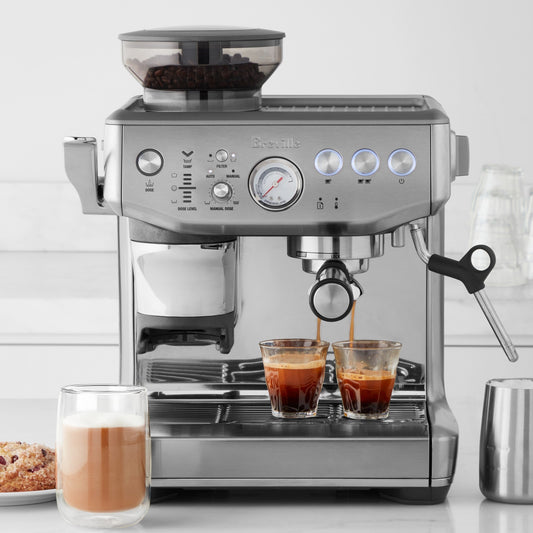 Breville Barista Express Impress Espresso Machine 2 Liters, BES876BSS