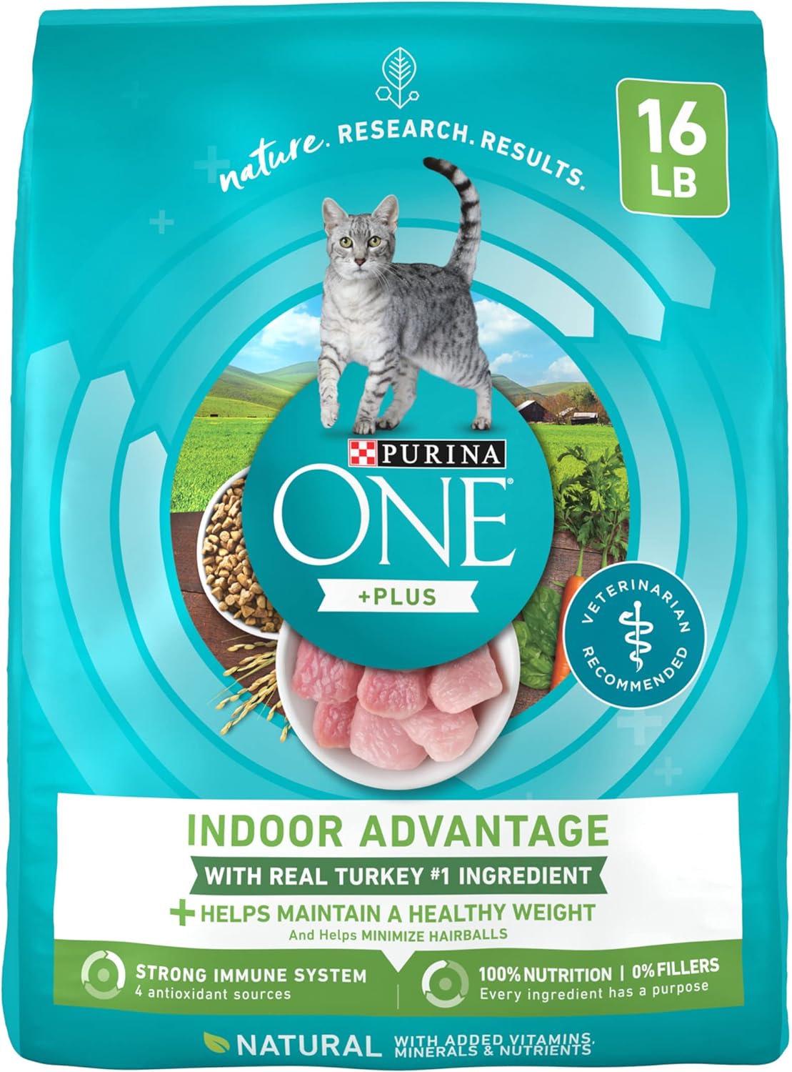 PURINA ONE Natural Low Fat Weight Control Indoor Dry Cat Food +Plus Indoor Advantage -  Dry Cat Food Purina ONE