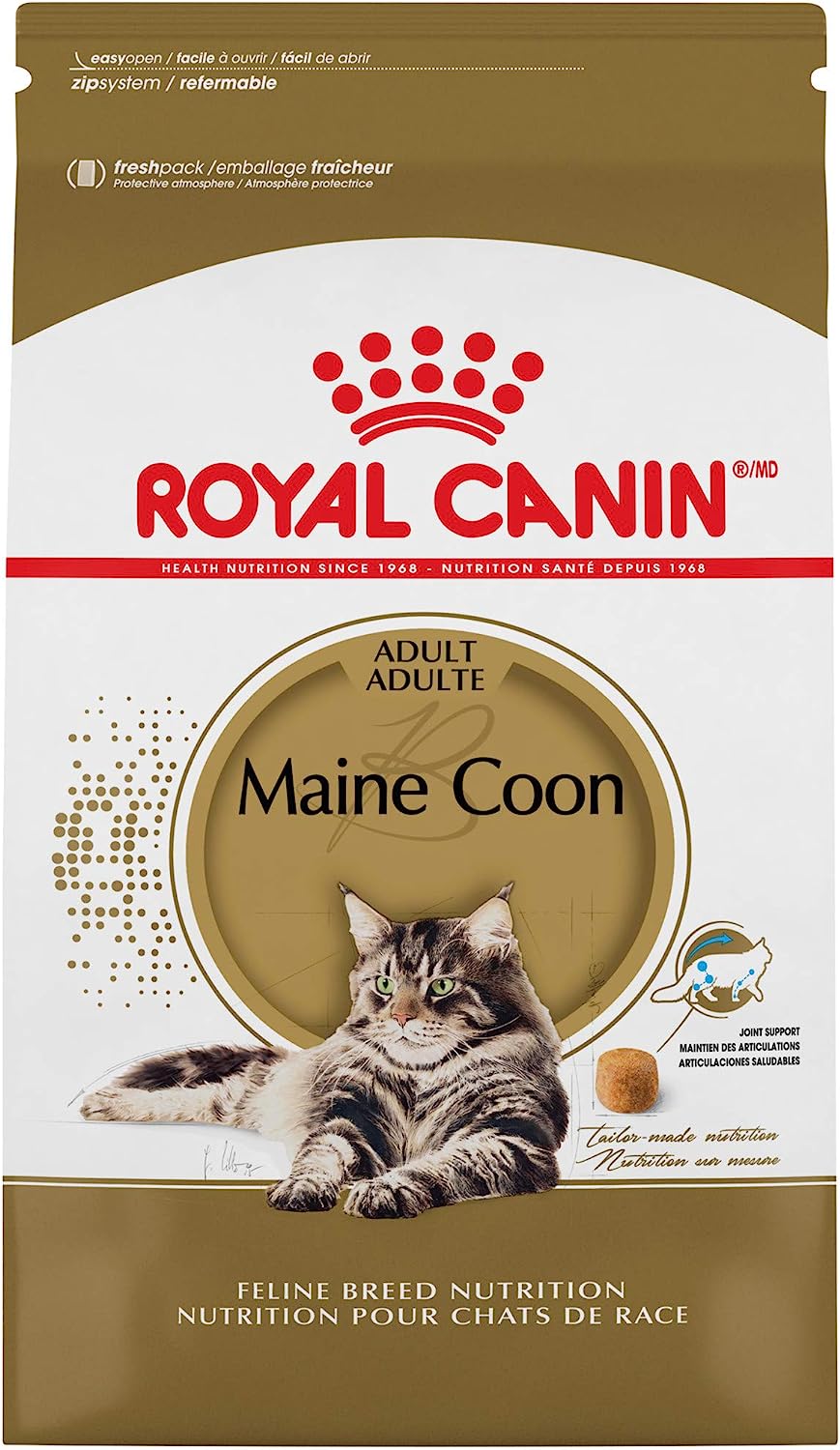 Royal Canin Maine Coon Breed Adult Dry Cat Food, 6 LB -  Dry Cat Food Royal Canin