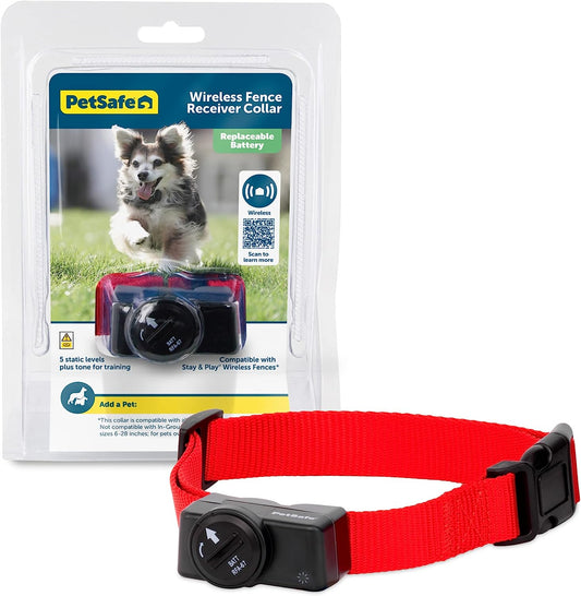 PetSafe Wireless Pet Fence Containment System Receiver Collar Only for Dogs and Cats -  Dog Gates & Pens PetSafe