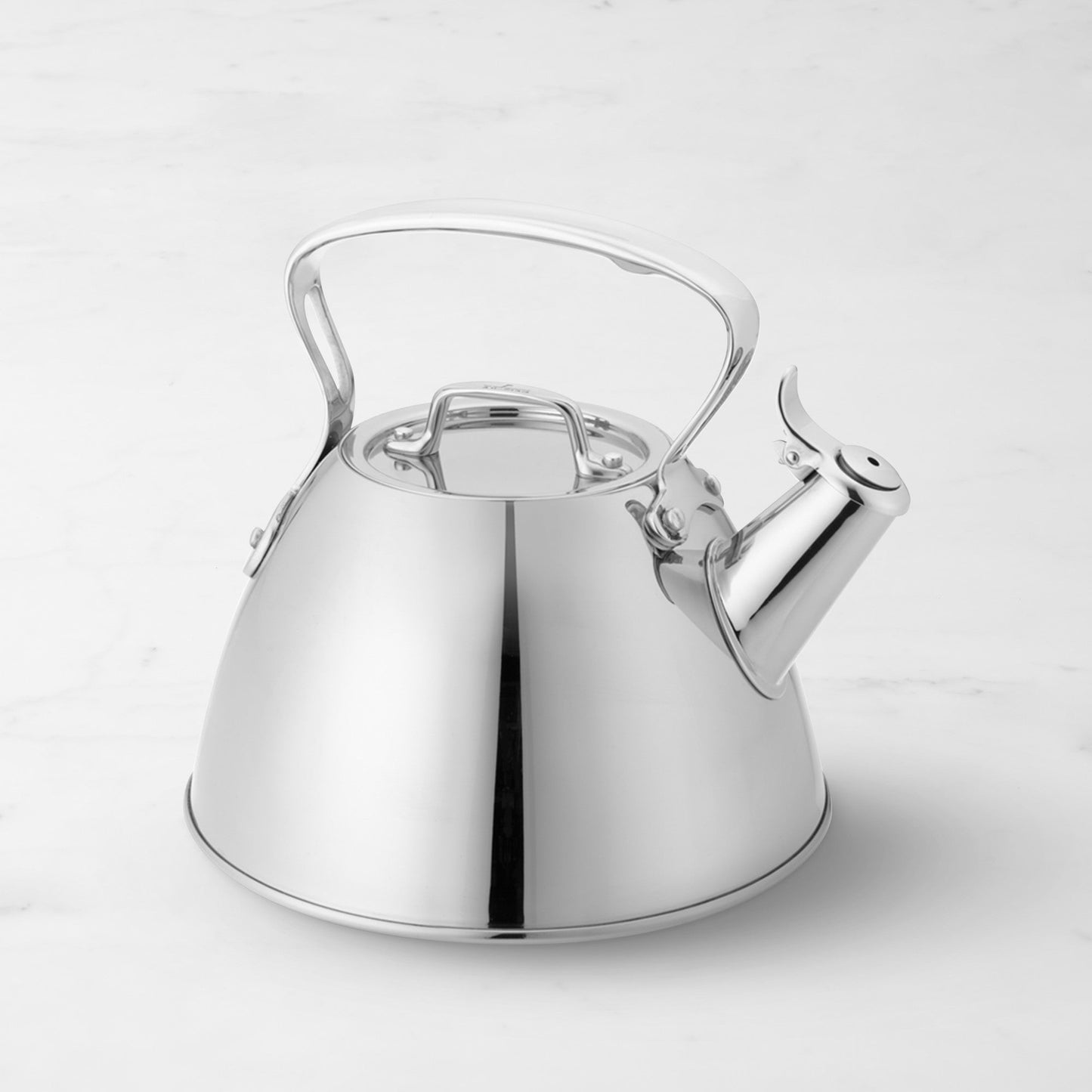 All-Clad Specialty Stainless Steel Tea Kettle 2 QT Induction Pots & Pans, Cookware Silver