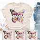 Nana Shirt, Mother's Day Shirt, Butterfly Grandma Shirt, Grandma With Kids Names Shirt, Custom Grandma Shirt