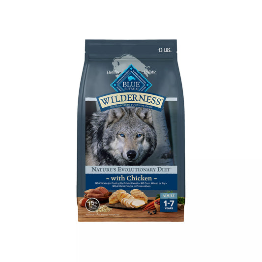Blue Buffalo Wilderness Nature's Evolutionary Diet Adult Dry Dog Food - Chicken