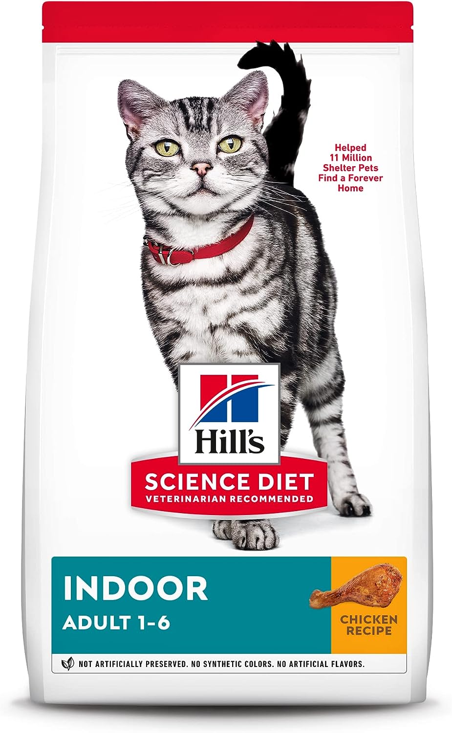 Hill's Science Diet Adult 1-6 Indoor Chicken Recipe Dry Cat Food -  Dry Cat Food Hill's Science