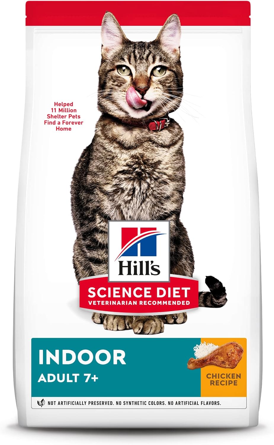 Hill's Science Diet Adult 7+ Indoor Chicken Recipe Dry Cat Food -  Dry Cat Food Hill's Science