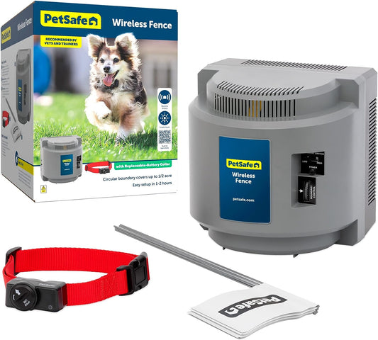 PetSafe Wireless Instant Fence Pet The Original Wireless Containment System -  Dog Gates & Pens PetSafe