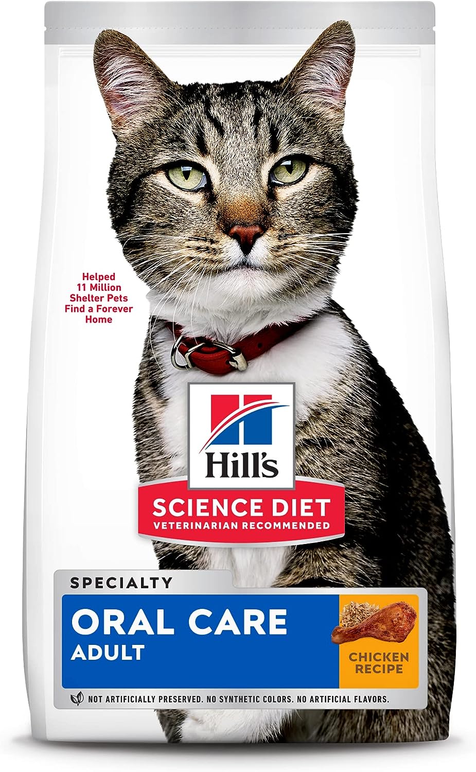 Hill's Science Diet Adult Oral Care Chicken Recipe Dry Cat Food -  Dry Cat Food Hill's Science