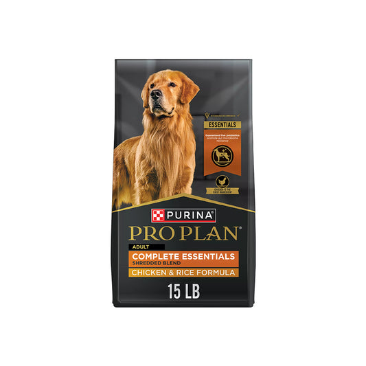 Purina Pro Plan Complete Essentials Shredded Blend Adult Dry Dog Food - Chicken & Rice