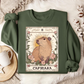 Capybara Tarot Card Shirt, Capybara Lover Shirt, Capybara Flower Shirt, Retro Capybara Shirt