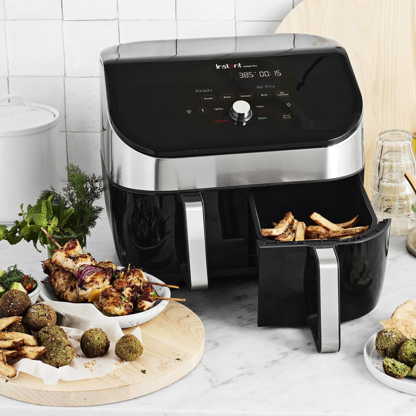 Instant Vortex Plus XL Dual ClearCook Air Fryer, Clear Windows, 8-Qt