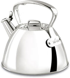 All-Clad Specialty Stainless Steel Tea Kettle 2 QT Induction Pots & Pans, Cookware Silver