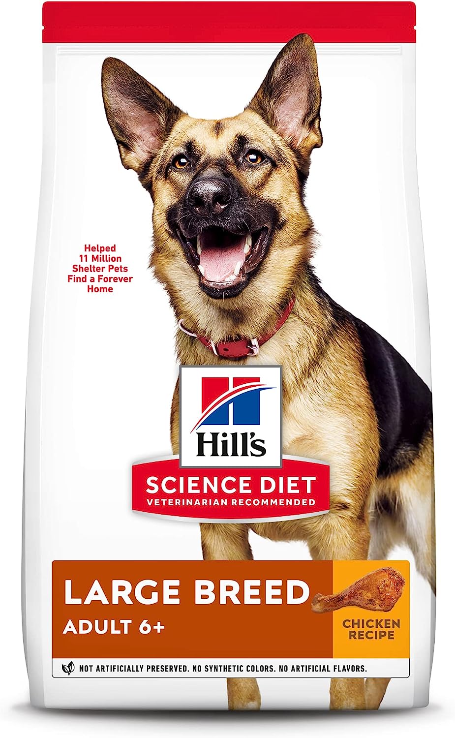 Hill's Science Diet Adult 6+ Large Breed Chicken Meal, Barley & Brown Rice Recipe Dry Dog Food -  Dry Dog Food Hill's Science