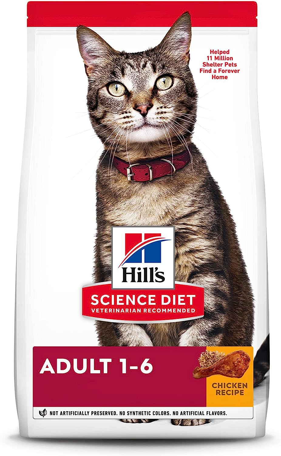Hill's Science Diet Adult 1-6 Chicken Recipe Dry Cat Food -  Dry Cat Food Hill's Science