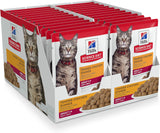 Hill's Science Diet Chicken Adult Pouches Wet Cat Food, 2.8 oz, 24-Pack -  Wet Cat Food Hill's Science