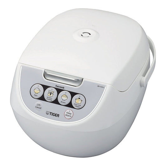 TIGER JBV-A10U 5.5-Cup Micom Rice Cooker with Food Steamer Basket