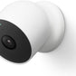 Google Nest Cam Outdoor/Indoor Security Camera with Wireless Battery - White