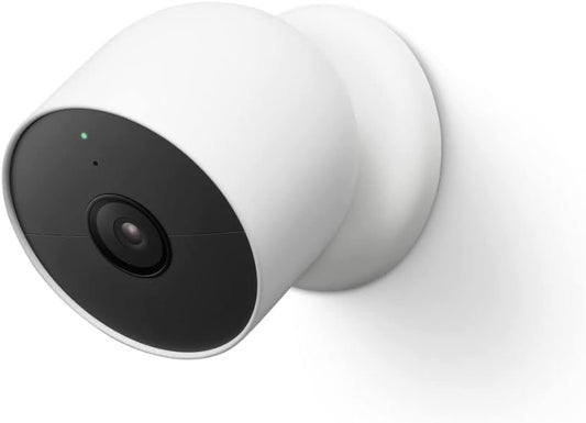 Google Nest Cam Outdoor/Indoor Security Camera with Wireless Battery - White