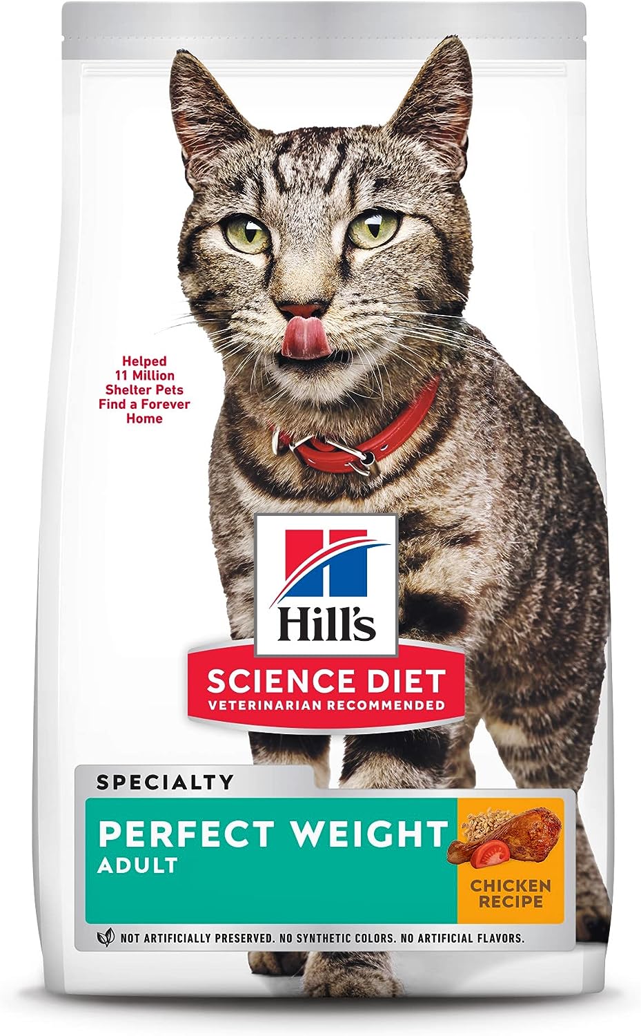 Hill's Science Diet Adult Perfect Weight Chicken Recipe Dry Cat Food -  Dry Cat Food Hill's Science