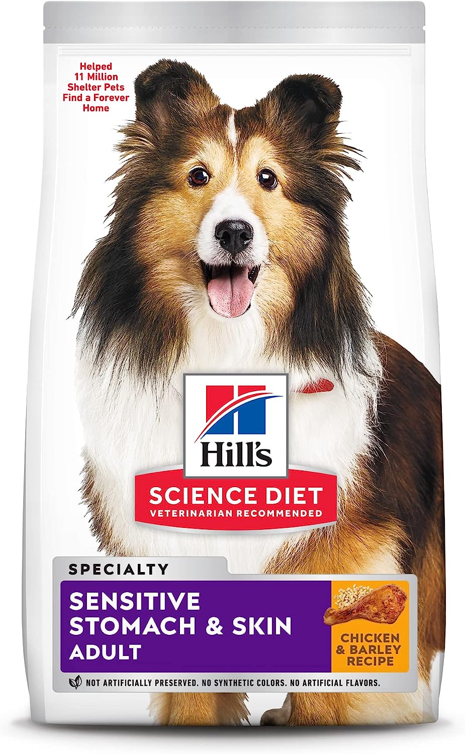 Hill's Science Diet Adult Sensitive Stomach & Skin Chicken Recipe Dry Dog Food -  Dry Dog Food Hill's Science