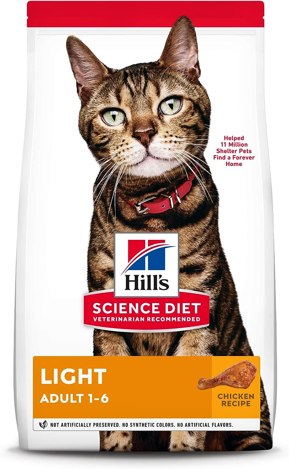 Hill's Science Diet Adult 1-6 Light Chicken Recipe Dry Cat Food -  Dry Cat Food Hill's Science