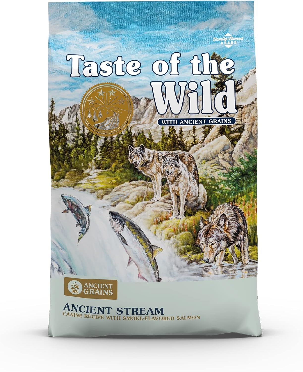 Taste of the Wild Ancient Stream Canine Recipe with Smoke-Flavored Salmon and Ancient Grains Dry Dog Food -  Dry Dog Food Taste of the Wild