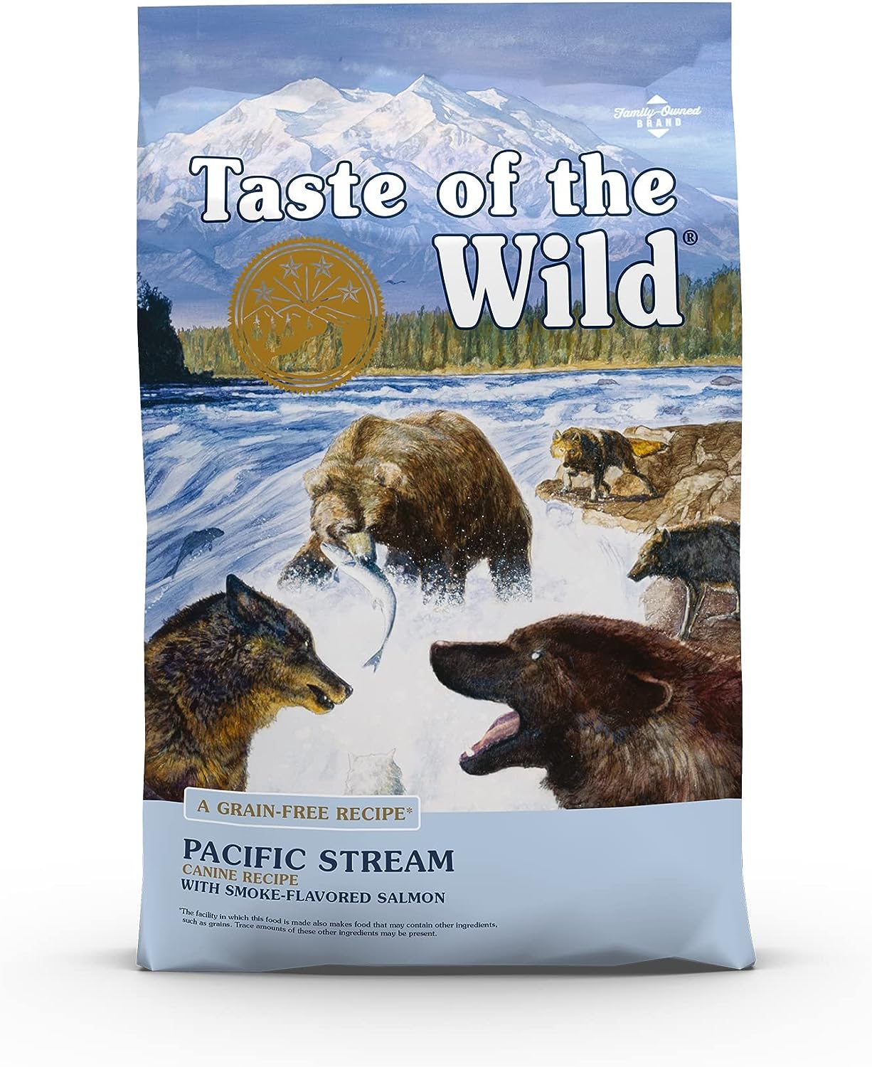 Taste of the Wild Pacific Stream Grain-Free Dry Dog Food with Smoke-Flavored Salmon -  Dry Dog Food Taste of the Wild