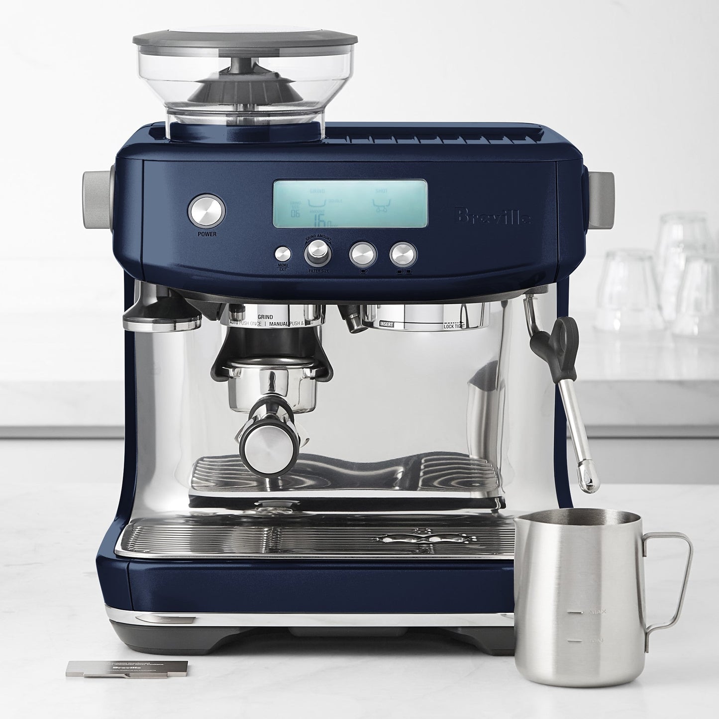 Breville the Barista Pro Espresso Machine, Medium, Brushed Stainless Steel