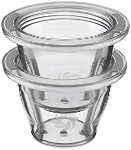 Vitamix Ascent Series Blending Bowls, Two 2 - 8 oz, Clear - 66192