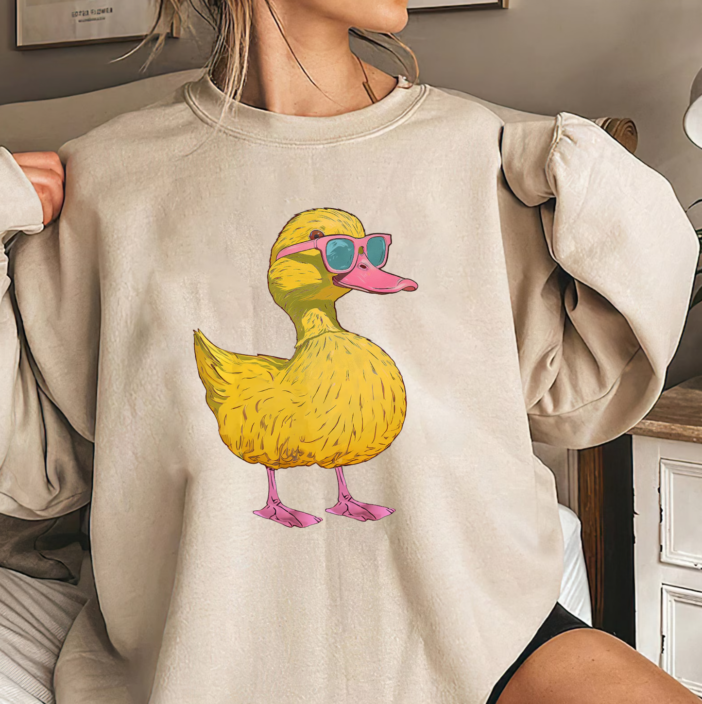 Duck Summer Wear Glasses Shirt, Vacation Shirt, Cute Duck Shirt, Duck Lover Shirt, Farmer Shirt, Duck Mom