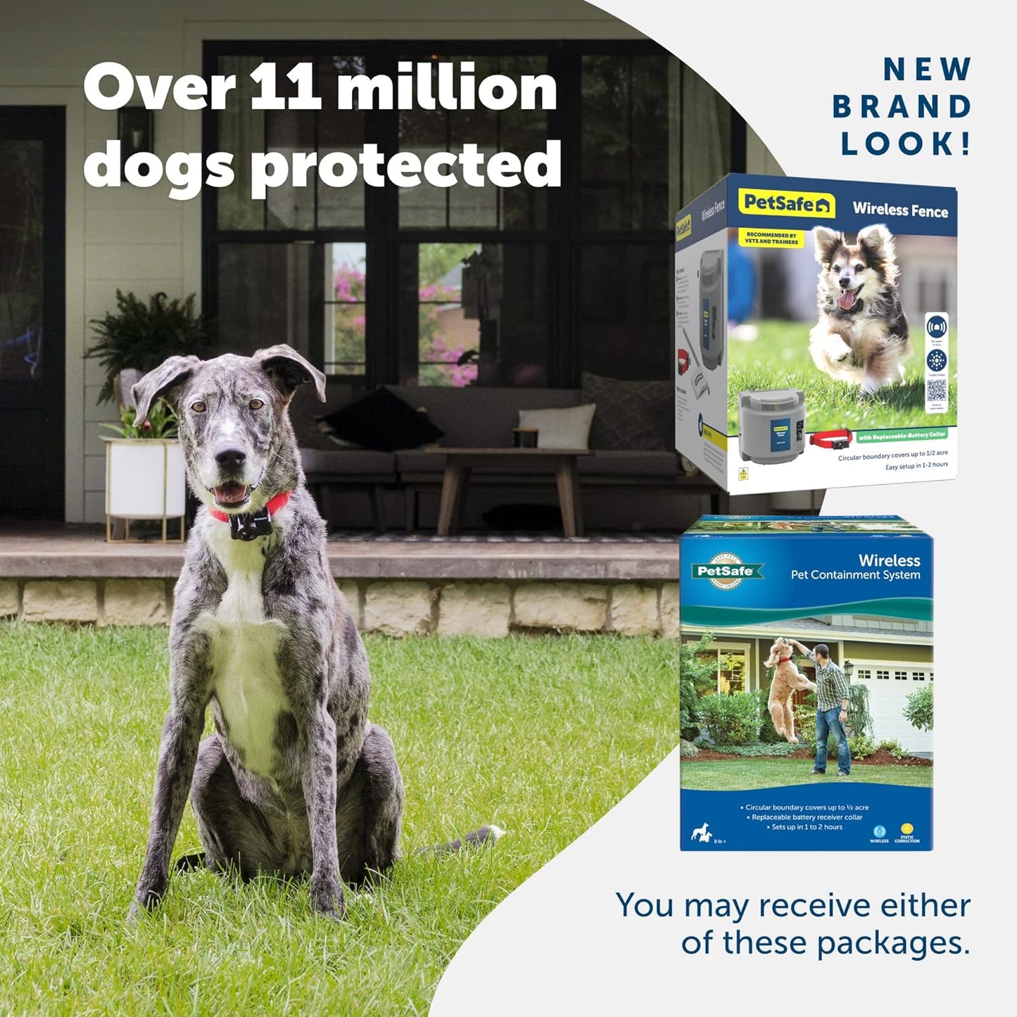 PetSafe Wireless Instant Fence Pet The Original Wireless Containment System -  Dog Gates & Pens PetSafe
