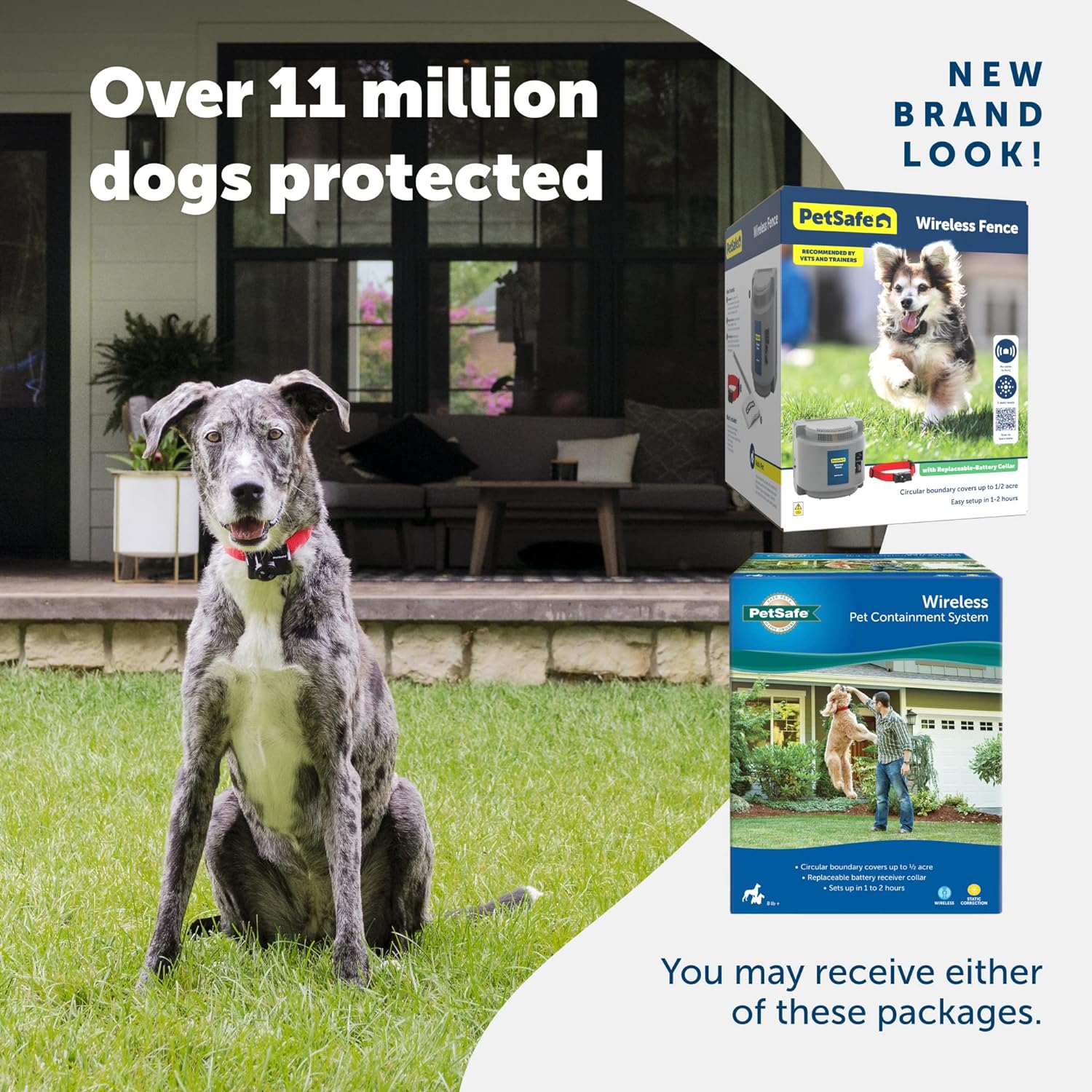PetSafe Wireless Instant Fence Pet The Original Wireless Containment System -  Dog Gates & Pens PetSafe