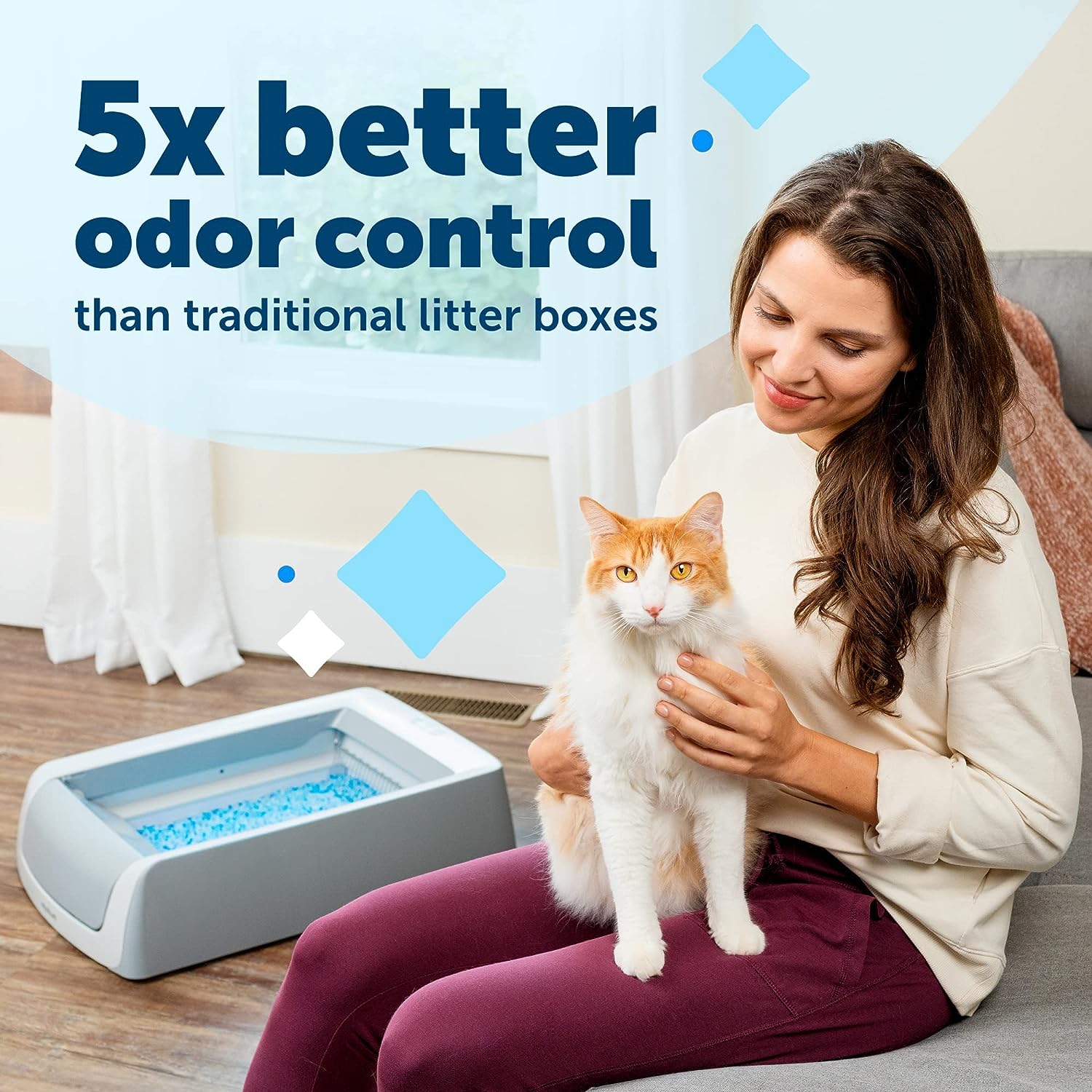 PetSafe ScoopFree Self-Cleaning Litter Box Second Generation -  Self-Cleaning Litter Box PetSafe
