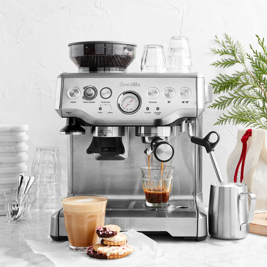 Breville Barista Express Espresso Machine, Stainless Steel BES870XL