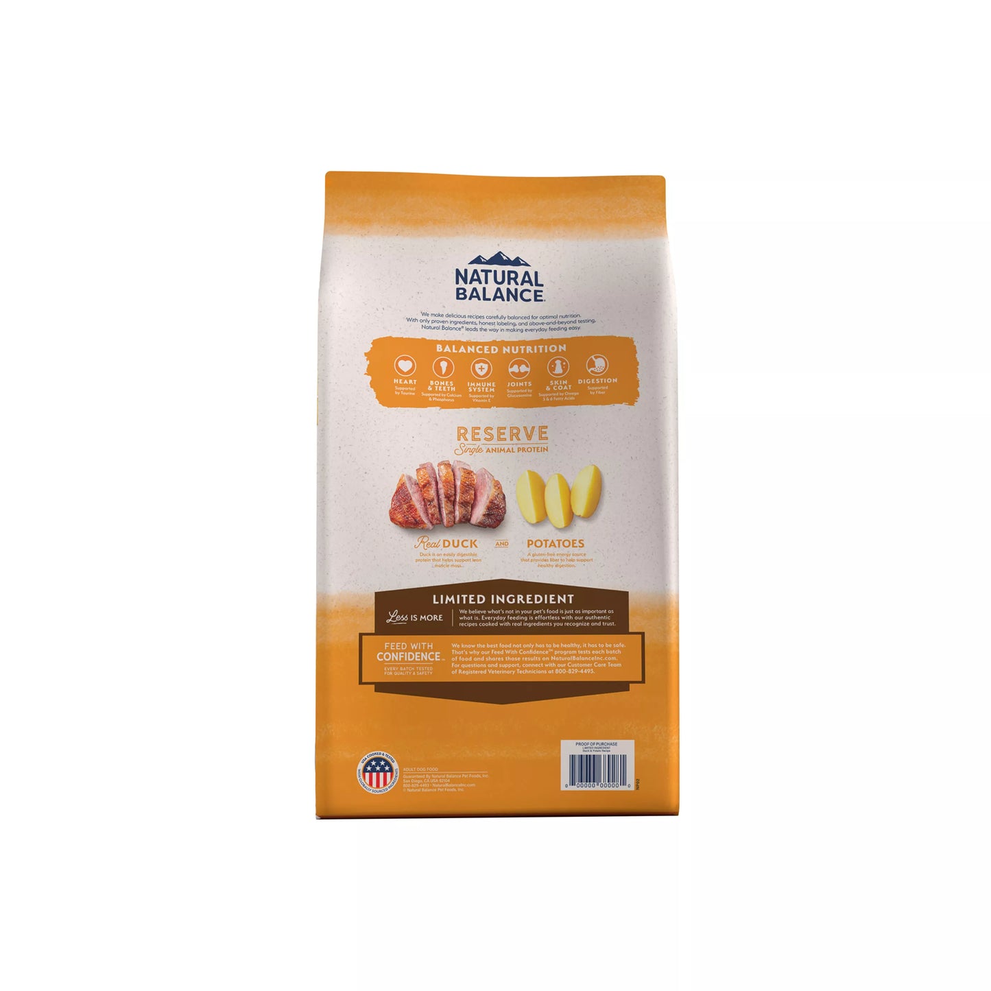 Natural Balance Limited Ingredient Diets Adult Dry Dog Food - Duck & Potato