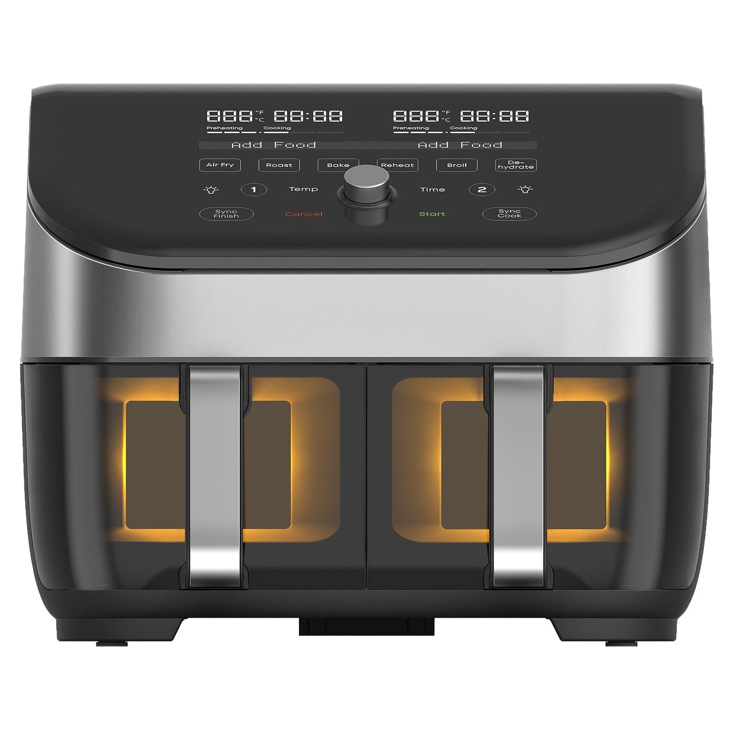 Instant Vortex Plus XL Dual ClearCook Air Fryer, Clear Windows, 8-Qt