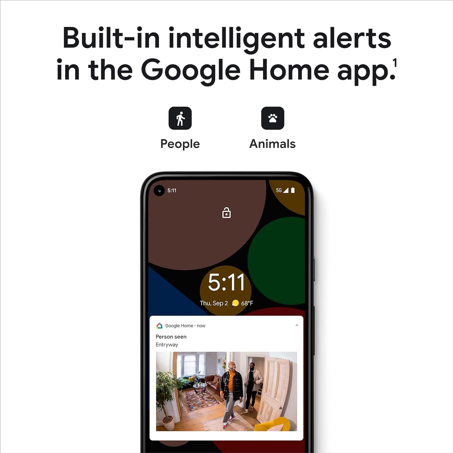 Google Nest Cam Indoor Security Camera (Wired)