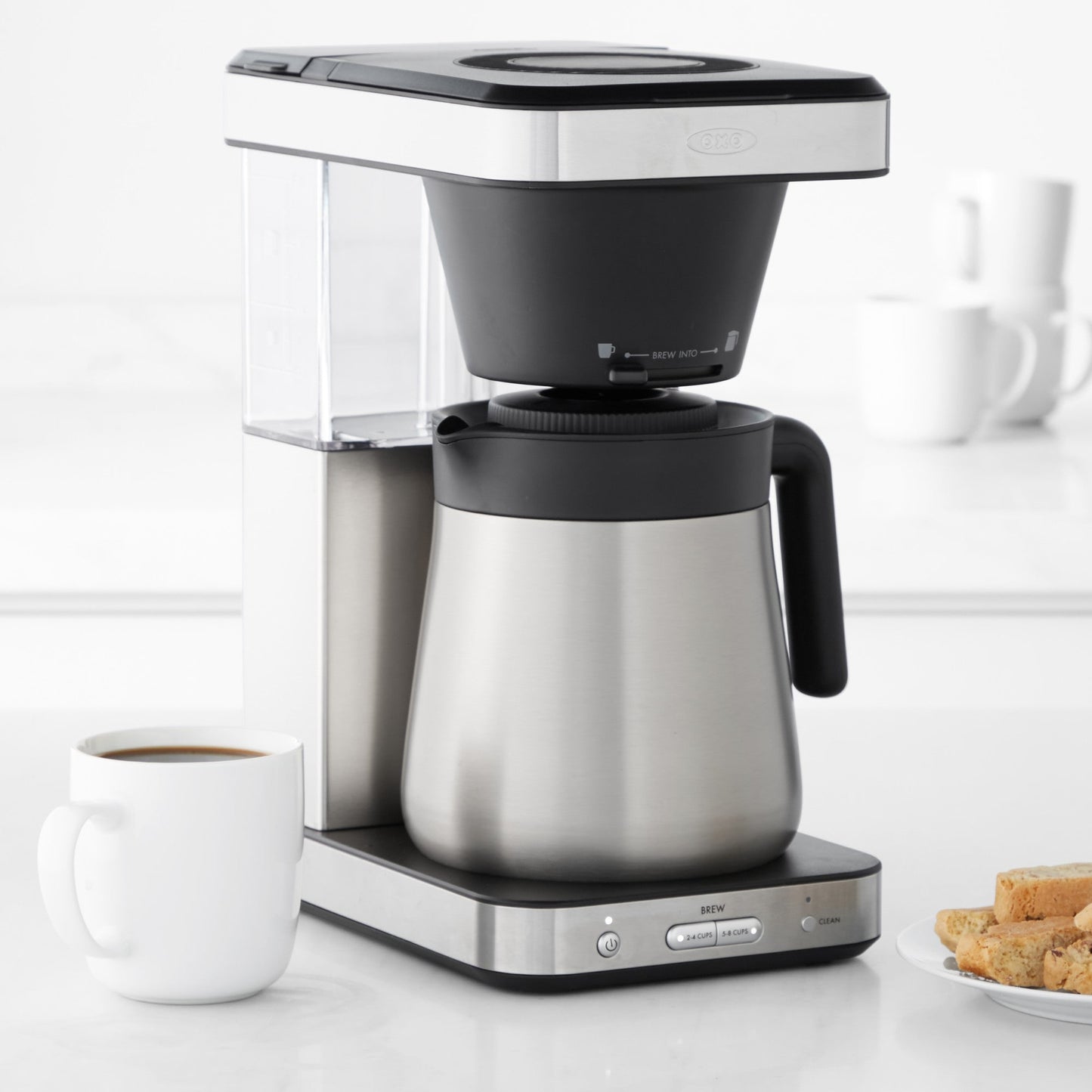 OXO Brew 8 Cup Coffee Maker, Stainless Steel