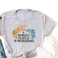 A Woman's Place is in the Resistance Shirt, Women's Rights and Equality Shirt, Feminist Protest, Flower Equality Shirt, Social Justice