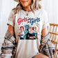 Girls Will be Girls 4th of July Shirt, Patriotic Feminist Shirt, American Women Shirt, Independence Day Gift