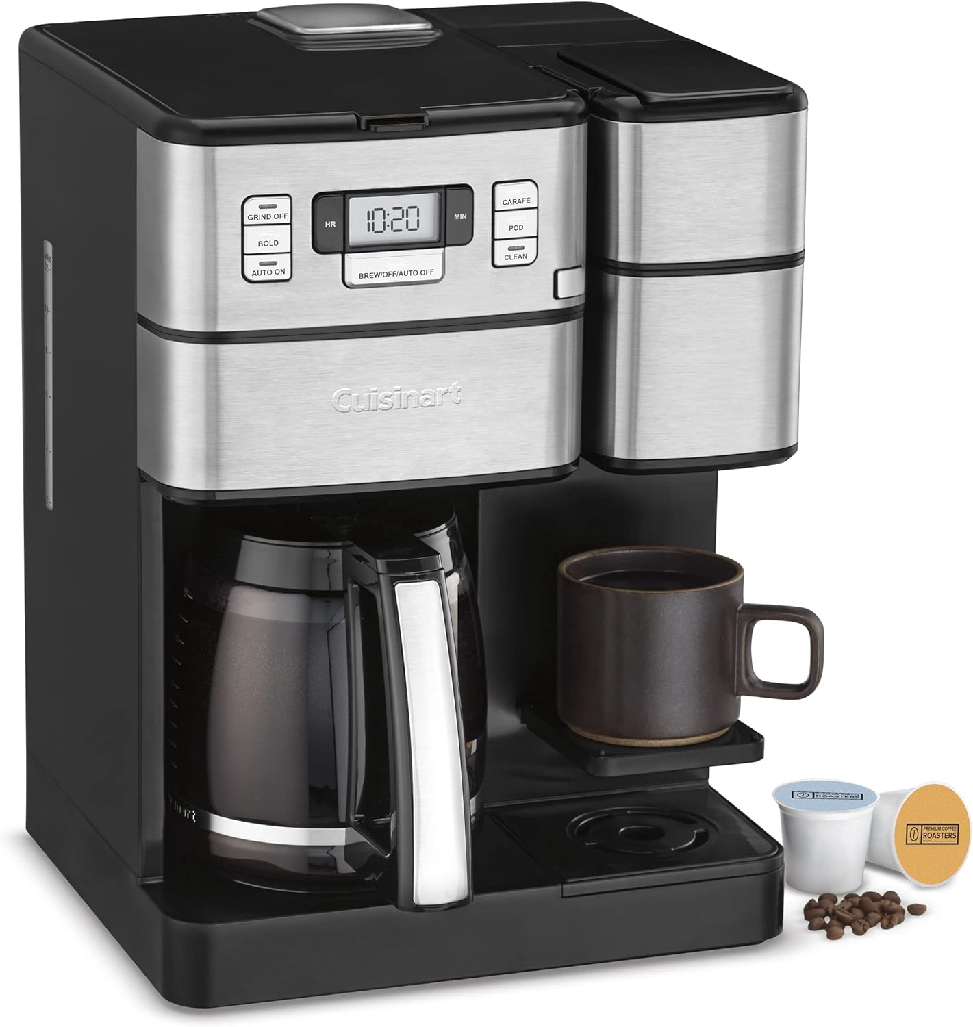 Cuisinart SS-GB1 Coffee Center Grind and Brew Plus, Built-in Coffee Grinder, Coffeemaker