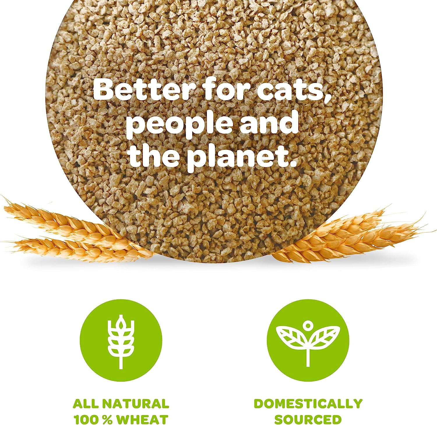 Swheat Scoop Unscented Scoopable Multi-Cat Litter, 36 lbs -  Cat Litter Swheat Scoop