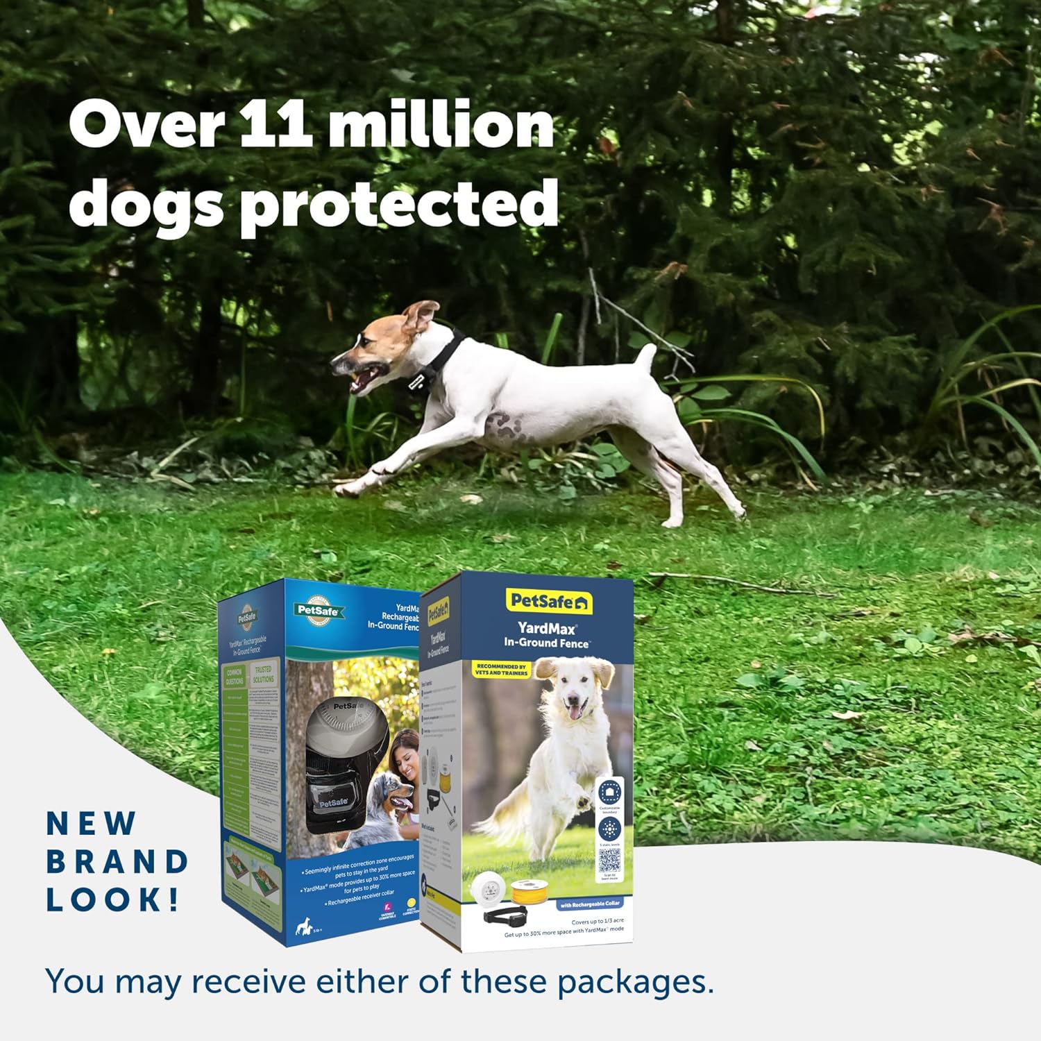 PetSafe YardMax Rechargeable In-Ground Pet Fence Cover 500 ft 1/3-Acre Yard -  Dog Gates & Pens PetSafe