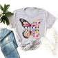 Nana Shirt, Mother's Day Shirt, Butterfly Grandma Shirt, Grandma With Kids Names Shirt, Custom Grandma Shirt