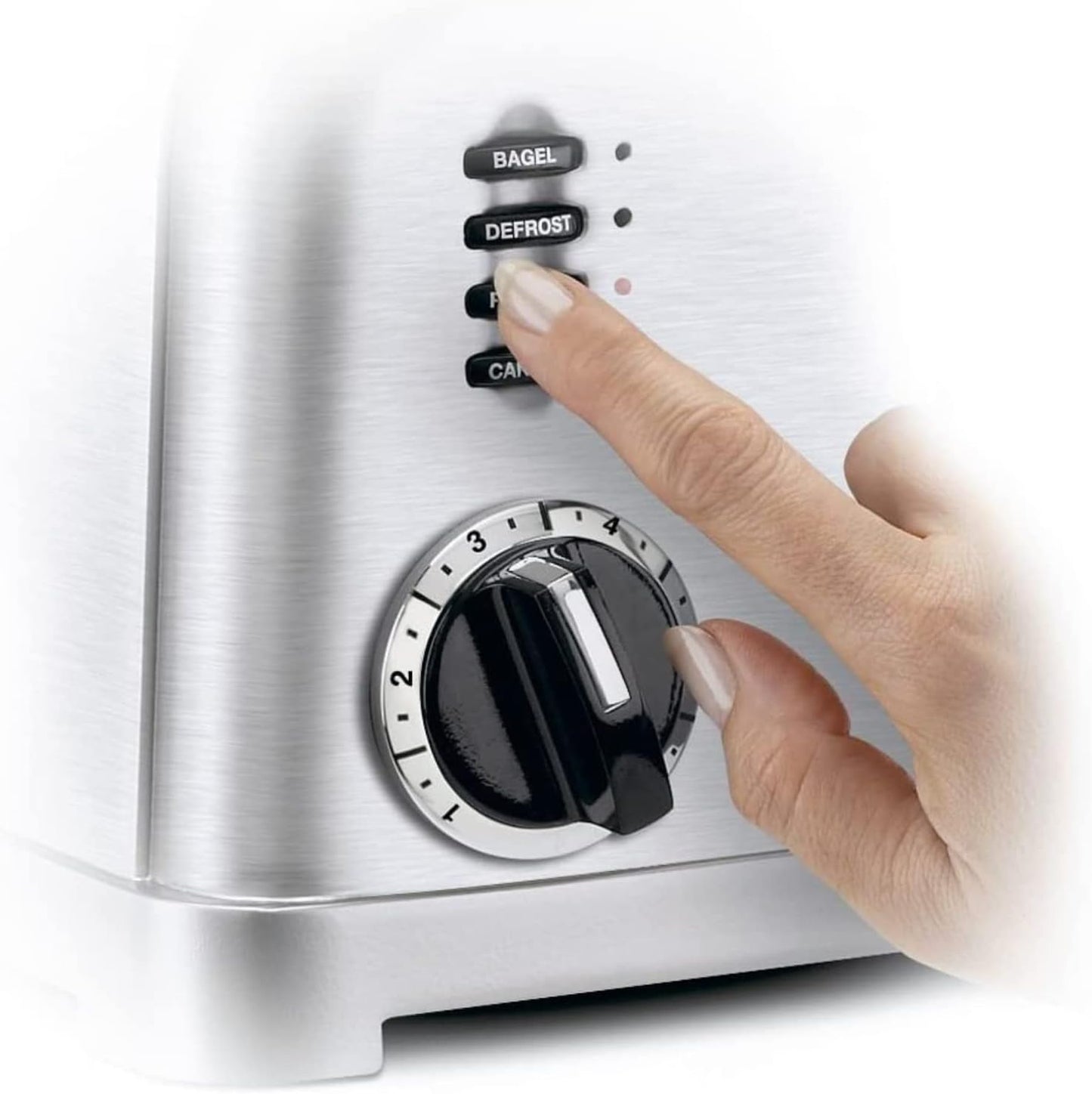 Cuisinart CPT-160 Metal Classic 2-Slice Toaster, Brushed Stainless