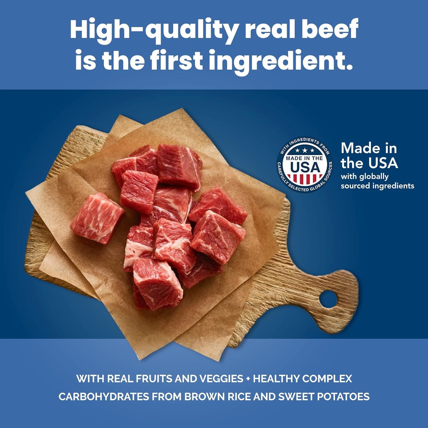 Blue Buffalo Blue Life Protection Formula Natural Adult Beef and Brown Rice Dry Dog Food -  Dry Dog Food Blue Buffalo