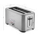 Breville Bit More 4-Slice Toaster, Brushed Stainless Steel, BTA730XL